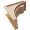 Ekena Millwork 7"W x 14"D x 14"H Classic Viola Rough Cedar Woodgrain TimberThane Corbel, Primed Tan CORUR07X14X14VIORCPR - alternate 5